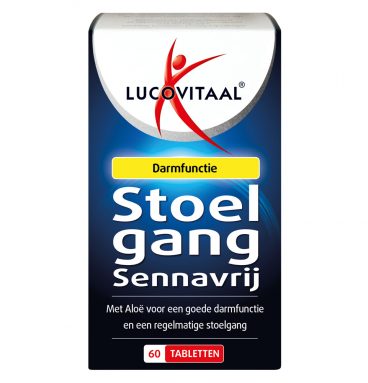 3x Lucovitaal Stoelgang Sennavrij 60 tabletten