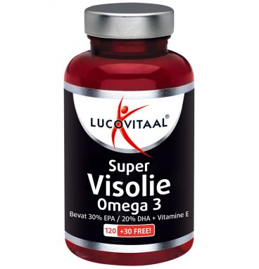 3x Lucovitaal Super Visolie Omega 3 150 capsules