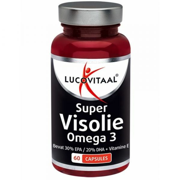 3x Lucovitaal Super Visolie Omega 3 60 capsules