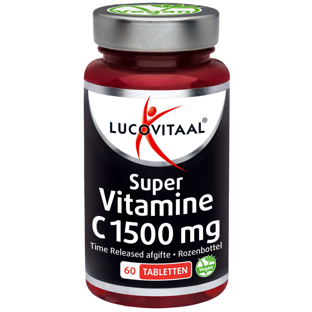 3x Lucovitaal Super Vitamine C1500 Time Released 60 tabletten