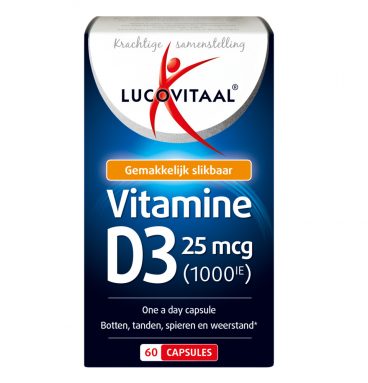 Lucovitaal Vitamine D3 25mcg 60 capsules