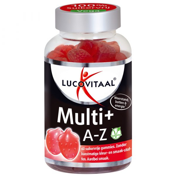 3x Lucovitaal Vitamine Gummies Multi+ A tot Z 60 Gummies