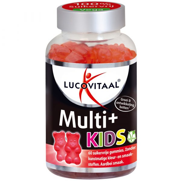 2x Lucovitaal Vitamine Gummies Multi+ Kids 60 gummies