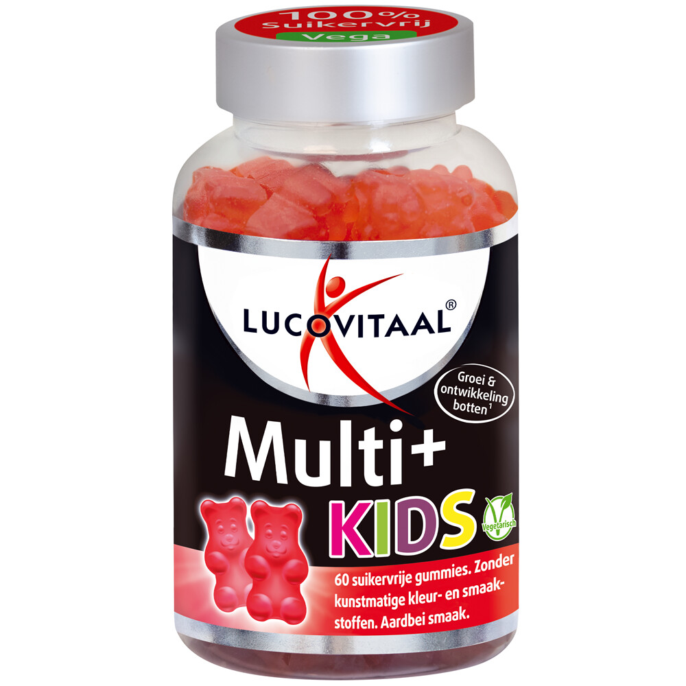 2x Lucovitaal Vitamine Gummies Multi+ Kids 60 gummies