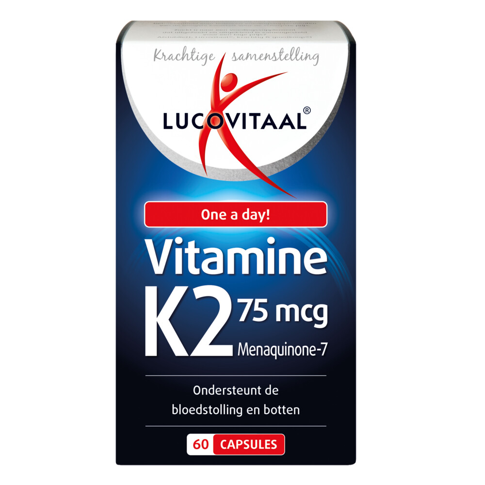 Lucovitaal Vitamine K2 75 mcg 60 capsules