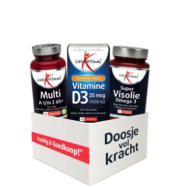 Lucovitaal Voordeelbox Vitaal 65+ 3 stuks