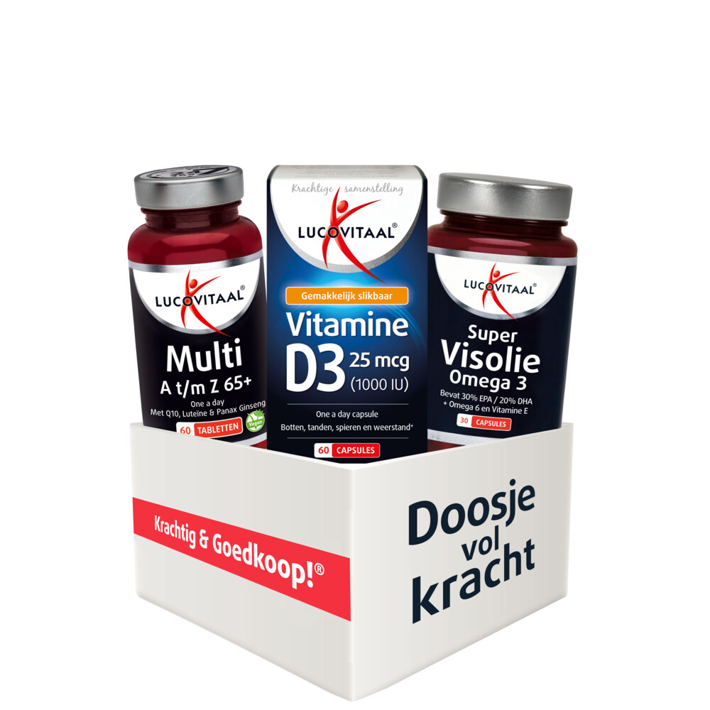 Lucovitaal Voordeelbox Vitaal 65+ 3 stuks