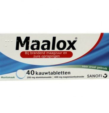 Maalox Bij Brandend Maagzuur 40 kauwtabletten