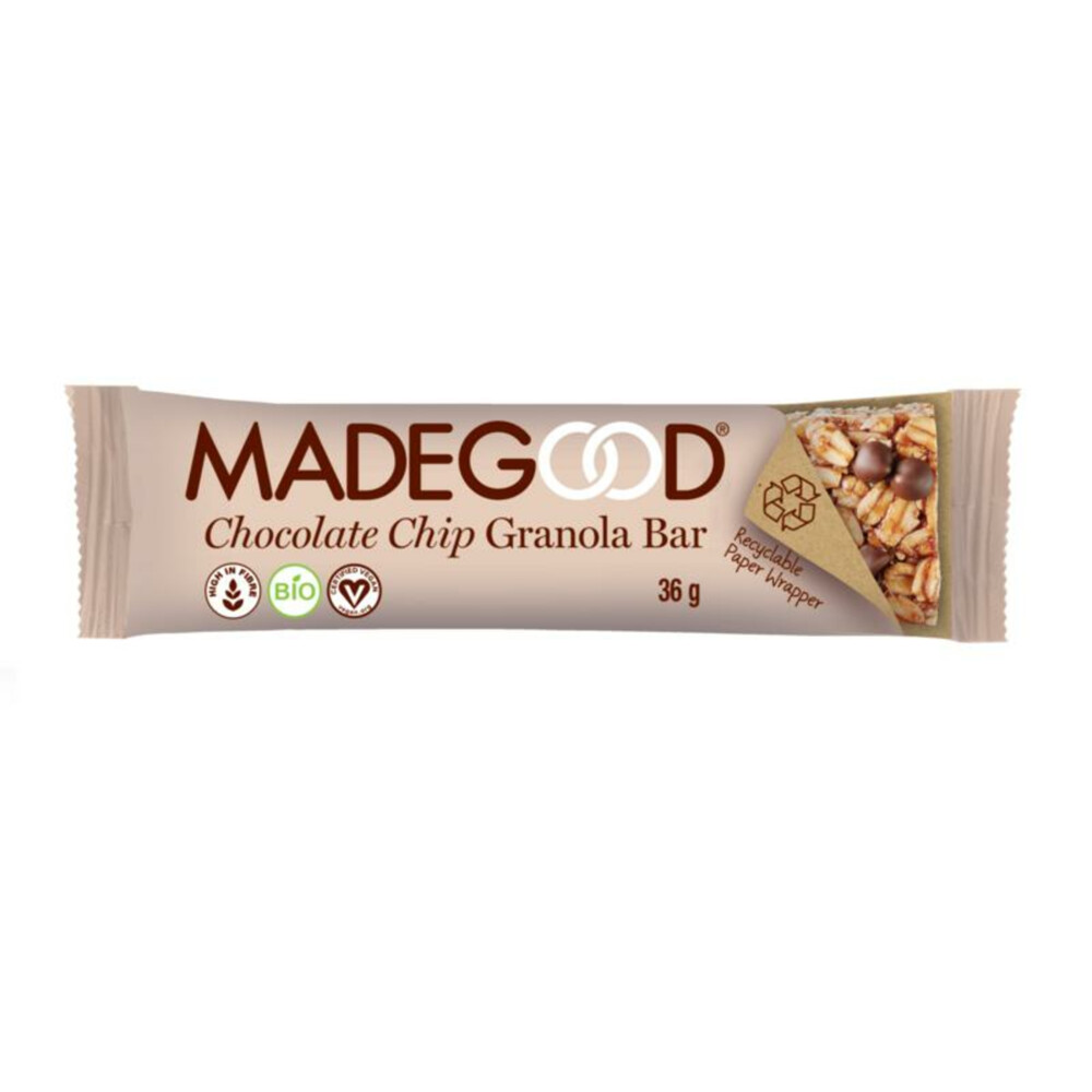 3x MadeGood Granola Bar Chocolate Chip