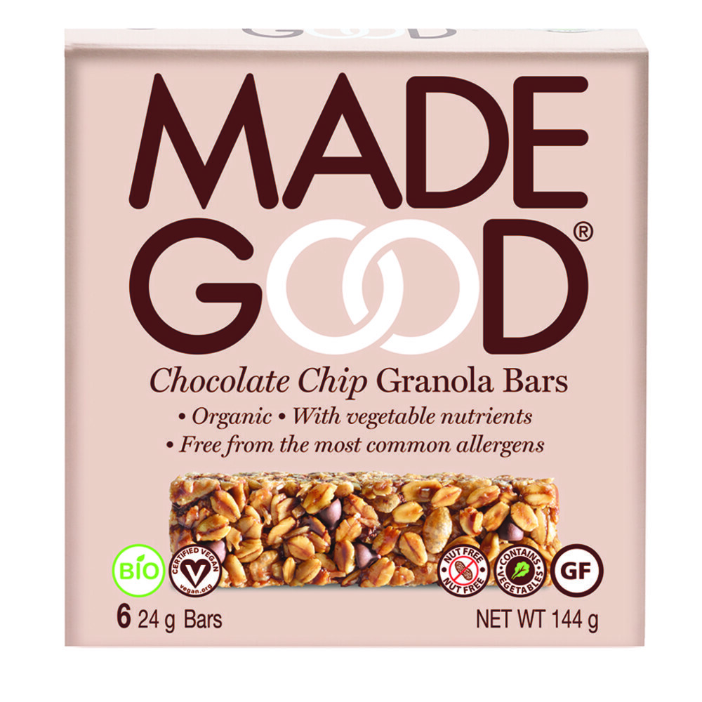 6x MadeGood Granola Repen Chocolate Chip 24 gr