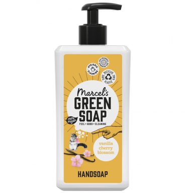 6x Marcel's Green Soap Handzeep Vanille&Cherry Blossom 500 ml