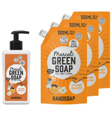 Marcel's Green Soap Sinaasappel&Jasmijn Handzeep Pakket