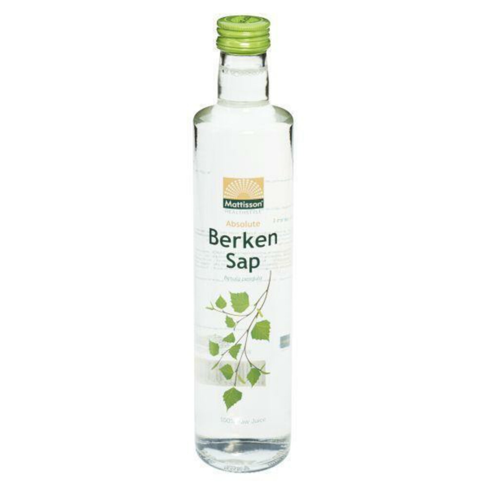 3x Mattisson Berkensap 100% Raw 500 ml