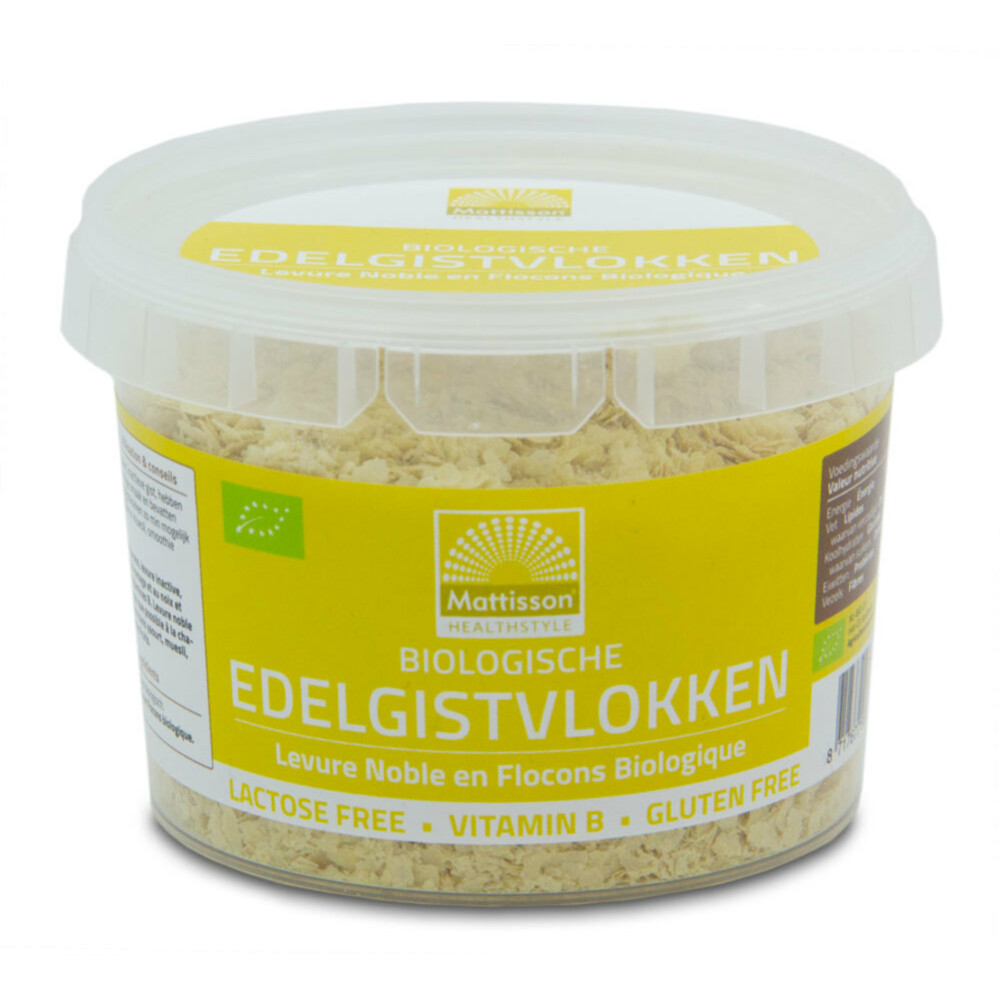 3x Mattisson Edelgistvlokken Bio 60 gr