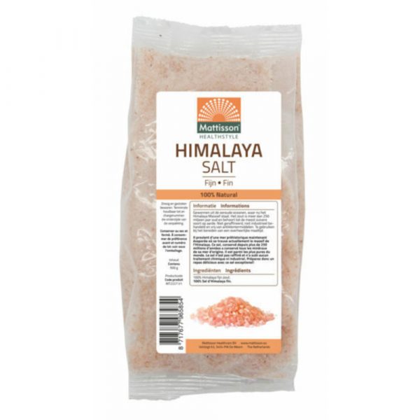 3x Mattisson Himalayazout Fijn Navulling 500 gr