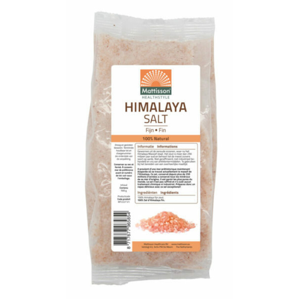 3x Mattisson Himalayazout Fijn Navulling 500 gr