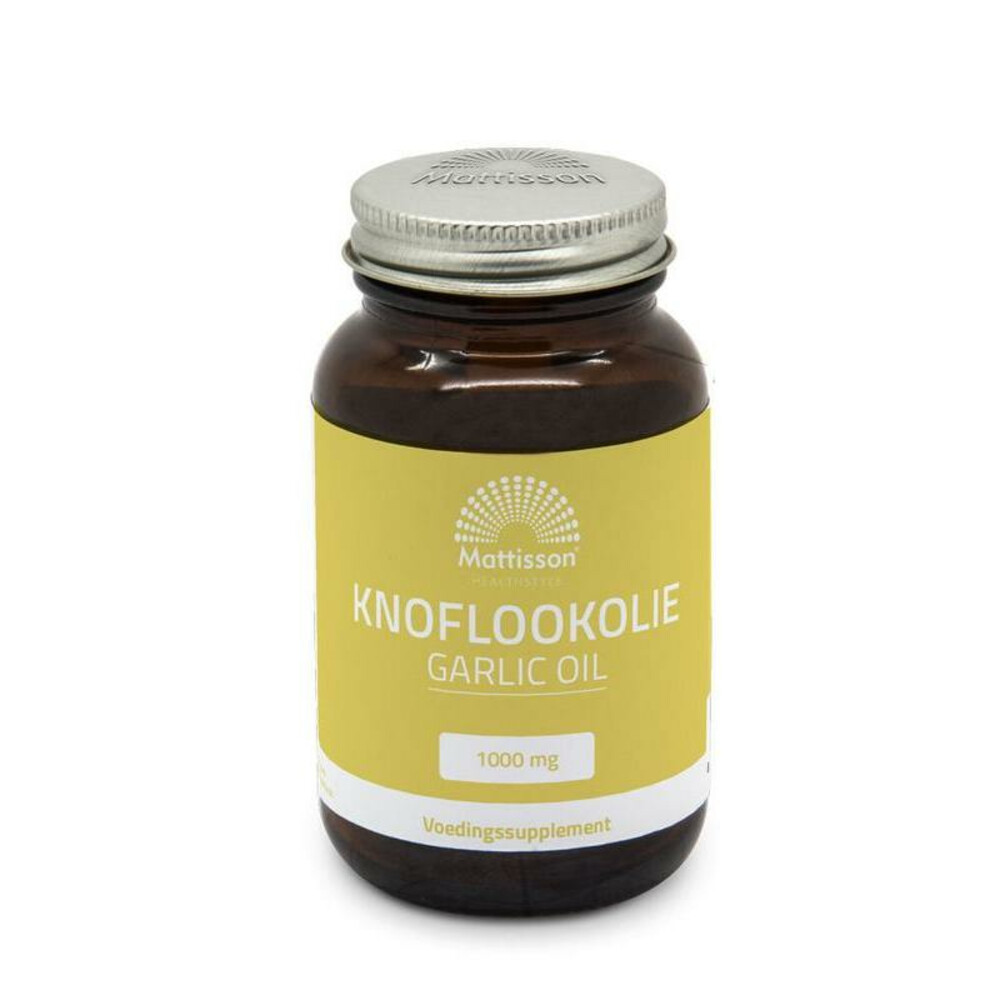 2x Mattisson Knoflookolie 1000mg 60 capsules