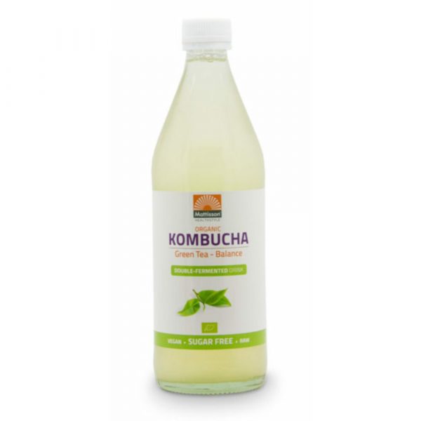 3x Mattisson Kombucha Green Tea Balance Bio 500 ml