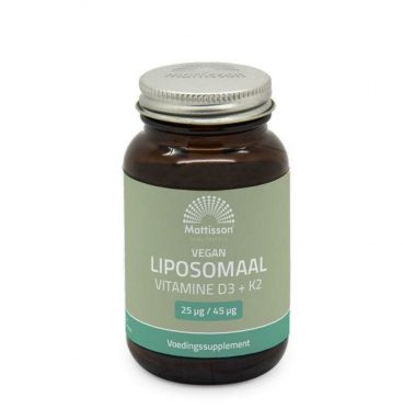 Mattisson Liposomaal Vitamine D3+K2 60 capsules