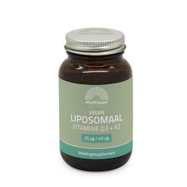 Mattisson Liposomaal Vitamine D3+K2 60 capsules