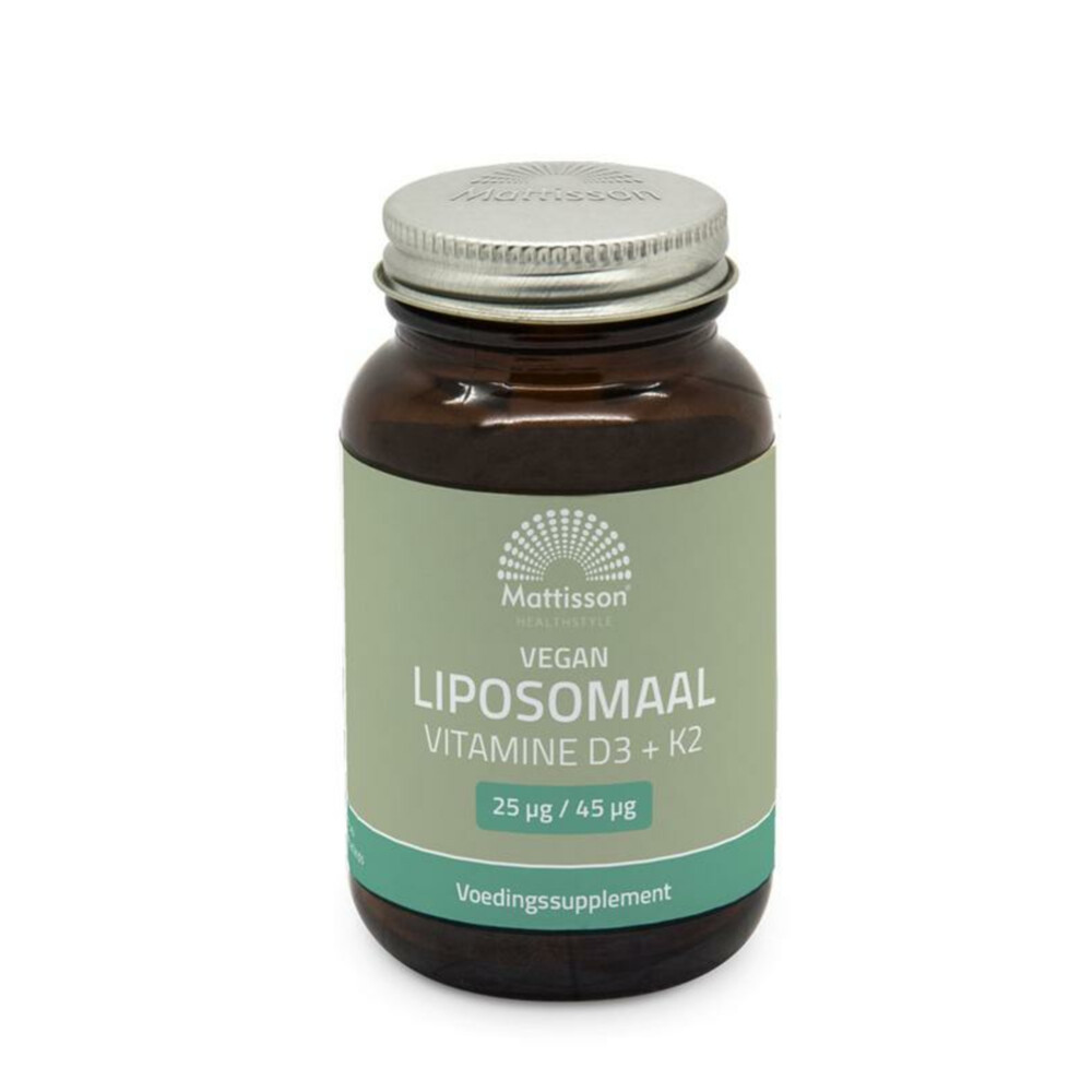 Mattisson Liposomaal Vitamine D3+K2 60 capsules