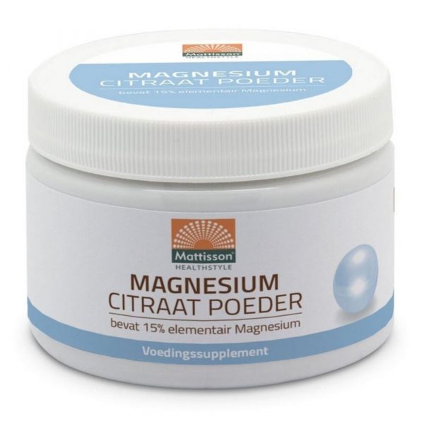 Mattisson Magnesium Citraat Poeder 200 gr