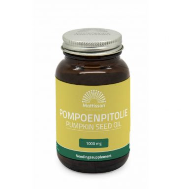 2x Mattisson Pompoenpitolie Met Vitamine E 60 capsules