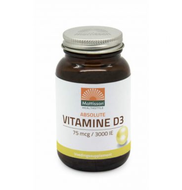 Mattisson Vitamine D3 75 Mcg 3000Ie 240 capsules