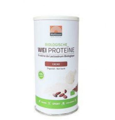 3x Mattisson Wei Proteine Cacao 75% Bio 450 gr