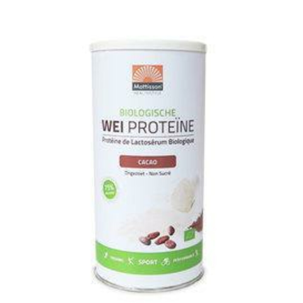 3x Mattisson Wei Proteine Cacao 75% Bio 450 gr