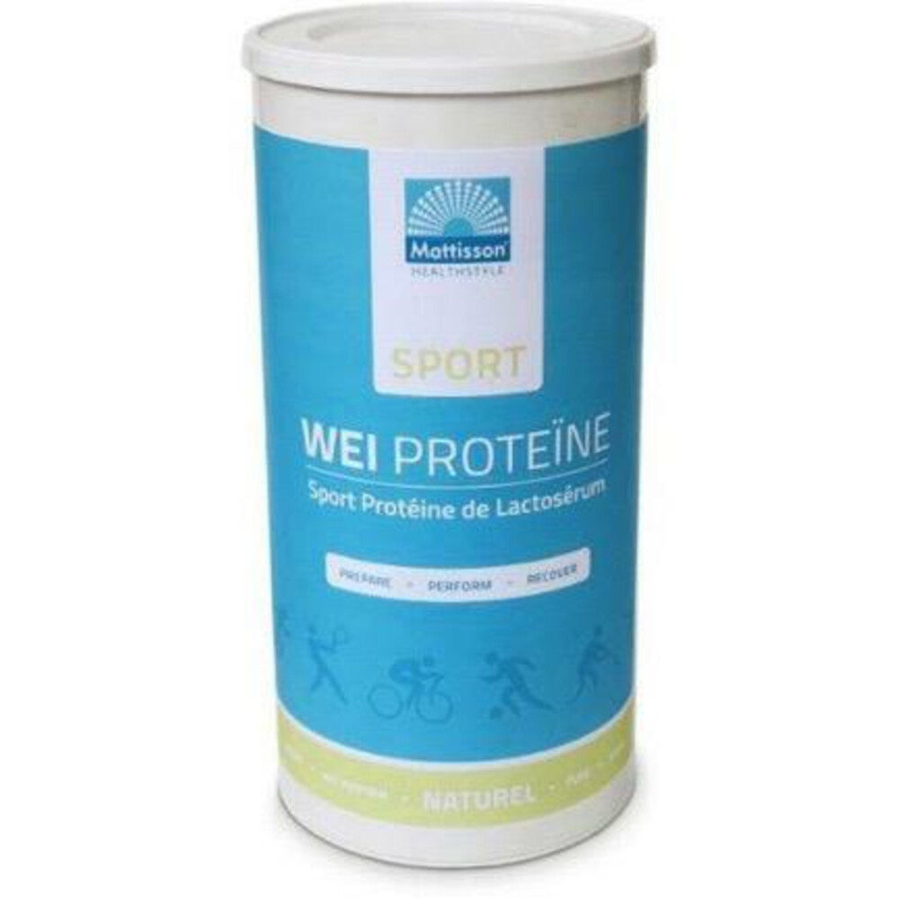 3x Mattisson Wei Protien Sport Naturel 450 gr