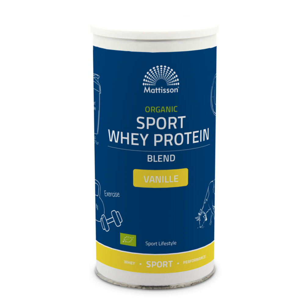 3x Mattisson Whey Proteineein Vanille Bio 450 gr