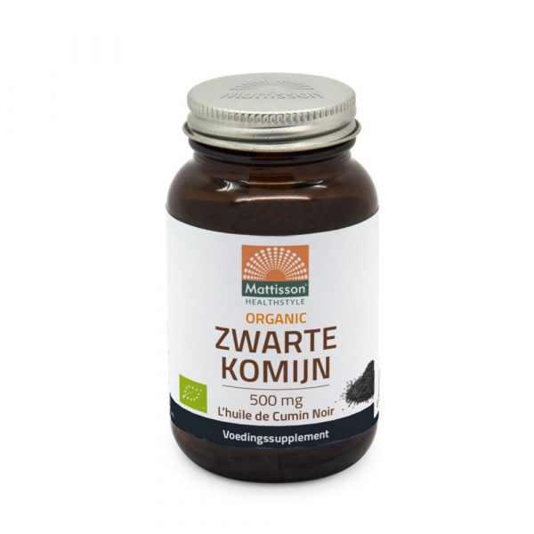 Mattisson Zwarte Komijn 500 mg Bio 90 capsules