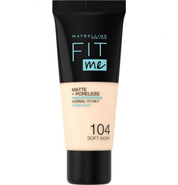 Maybelline Fit Me Matte + Poreless Foundation 104 Soft Ivory