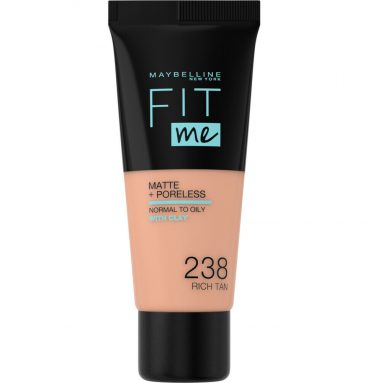 Maybelline Fit Me Matte + Poreless Foundation 238 Rich Tan