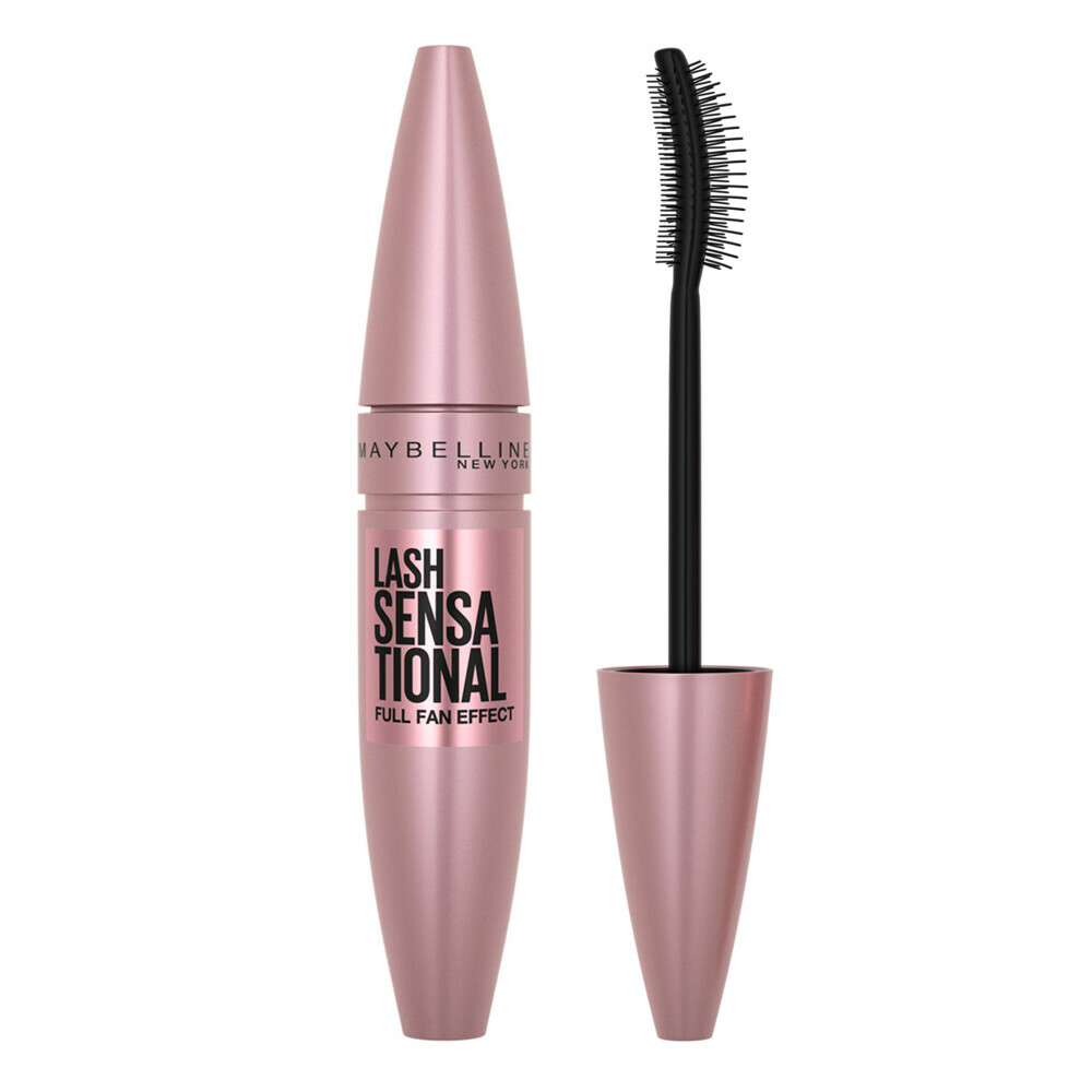 3x Maybelline Lash Sensational Mascara Very Black - Zwart