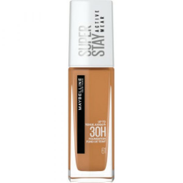 3x Maybelline SuperStay 30H Active Wear Foundation 61 Warm Bronze 30 ml