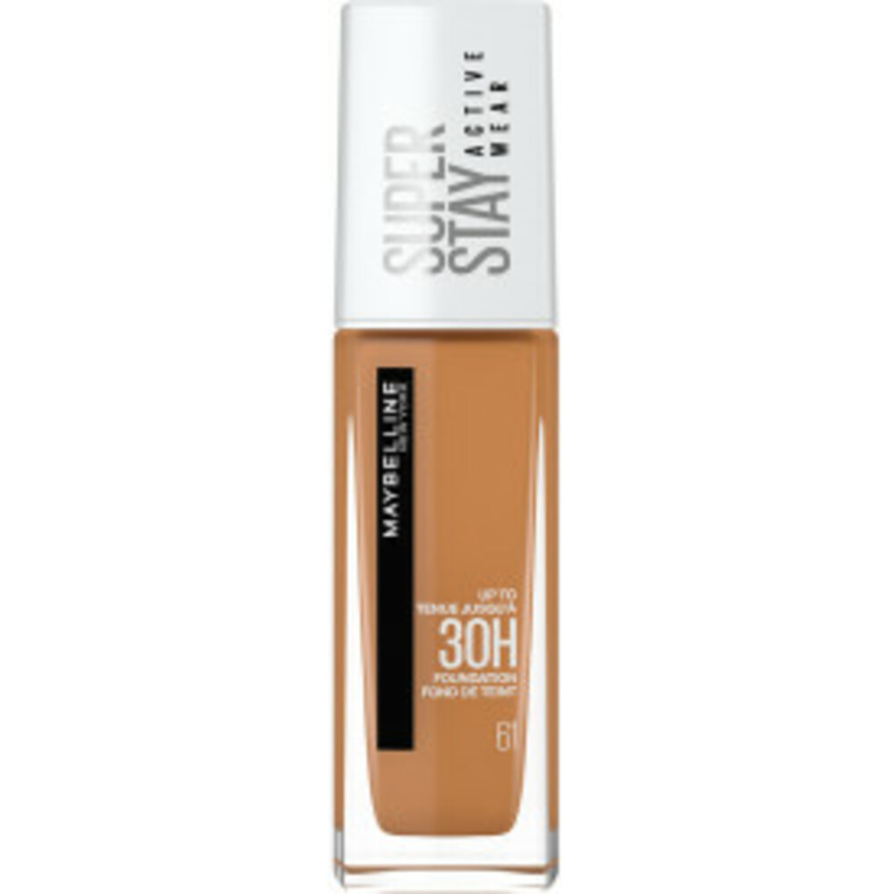 3x Maybelline SuperStay 30H Active Wear Foundation 61 Warm Bronze 30 ml