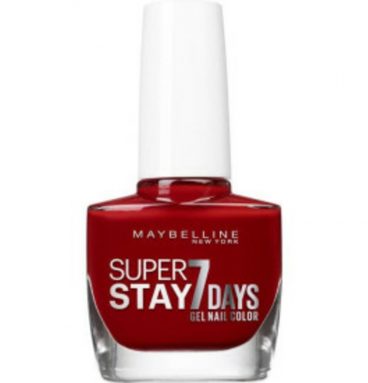 3x Maybelline SuperStay 7 Days Nagellak 06 Deep Red