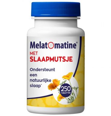 2x Melatomatine Met Slaapmutsje 250 tabletten