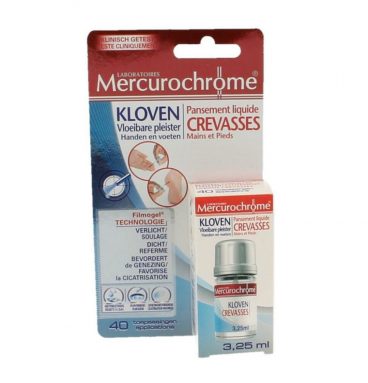 Mercurochrome Pleister Kloven 3