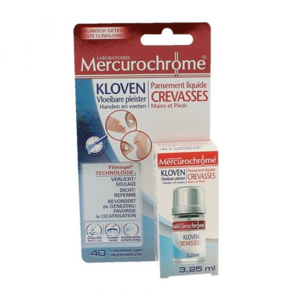 Mercurochrome Pleister Kloven 3