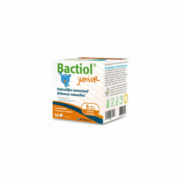 Metagenics Bactiol Junior 30 kauwtabletten