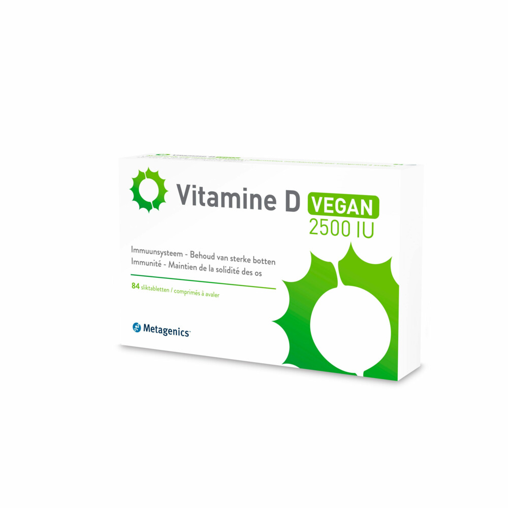 Metagenics Vitamine D 2500IU Vegan 84 tabletten