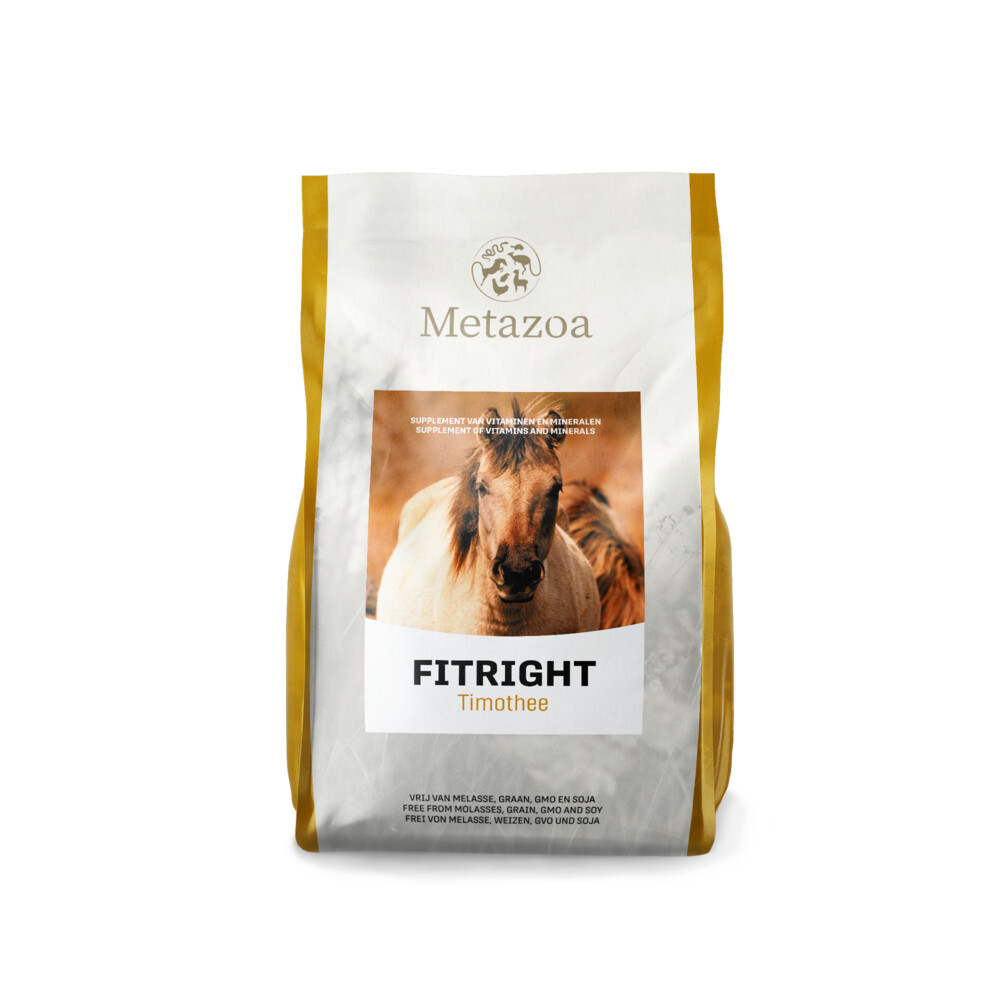 Metazoa Paardenvoer Fitright Timothee 15 kg