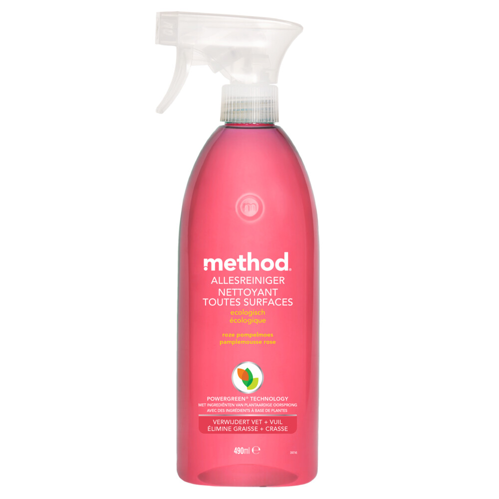 8x Method Allesreiniger Roze Pompelmoes 490 ml