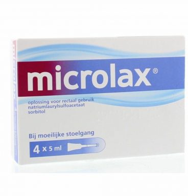 Microlax Klysma 4 stuks van 5ml