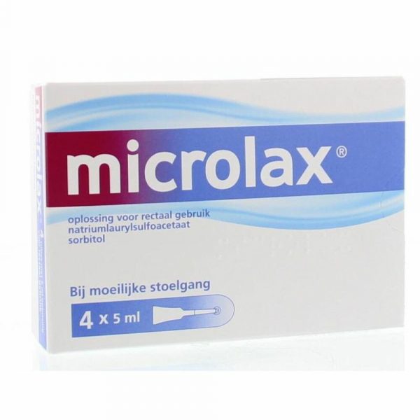 Microlax Klysma 4 stuks van 5ml