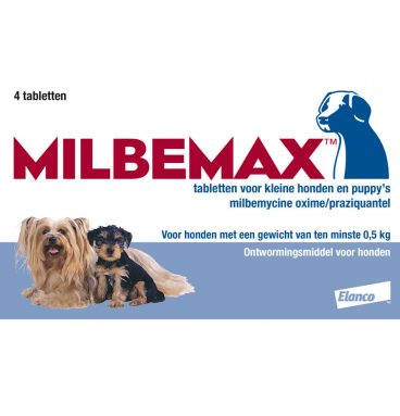 Milbemax Ontworming Tabletten Kleine Hond - Puppy 0