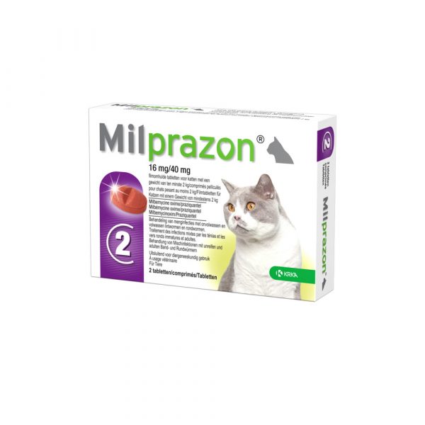 Milprazon Kat Groot 2 tabletten